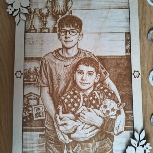 Quadro inciso personalizzato